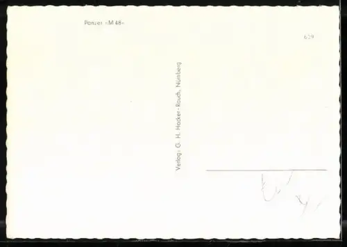 AK Panzer M 48 im Wald, Bundeswehr