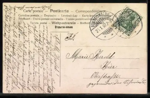 AK Prinzessin Monica, Alix & Margarethe mit Prinz Christian und Ernst August & Kronprinz Georg von Sachsen