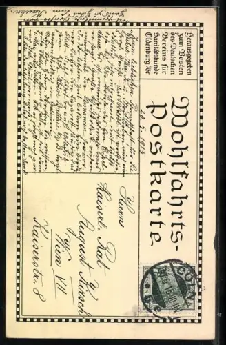 AK Paul von Hindenburg in Uniform mit Abzeichen