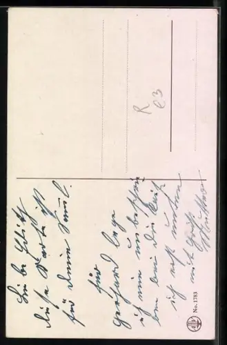 Künstler-AK Arno von Riesen: Kinder teilen sich einen Apfel, Adam und Eva!