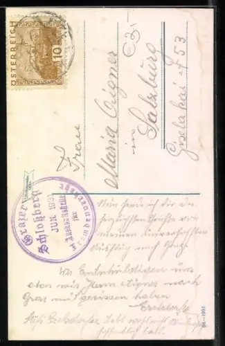 AK Graz, Schlossbergbahn und Restaurant Schlossberg