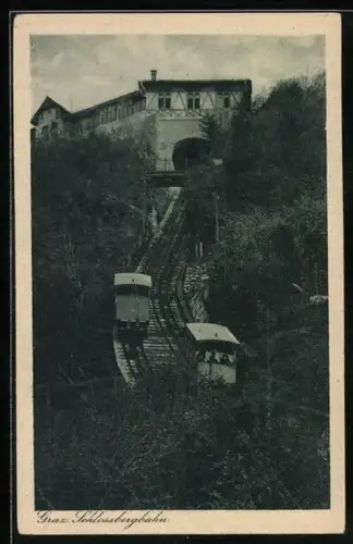 AK Graz, Waggons der Schlossbergbahn