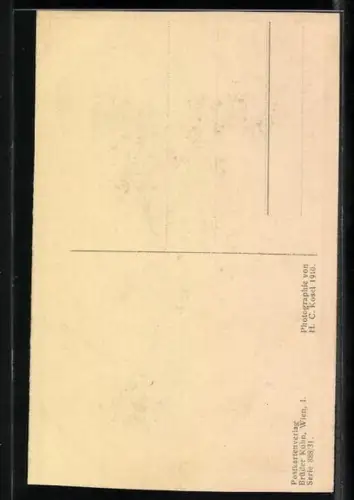 AK Erzherzogin Annunziata mit Hochsteckfrisur