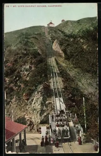 AK Mount Lowe, CA, Railway incline, Bergbahn