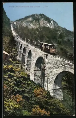 AK Mendeldrahtseilbahn bei Bozen