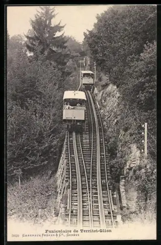 AK funiculaire de Territet-Glion, Bergbahn