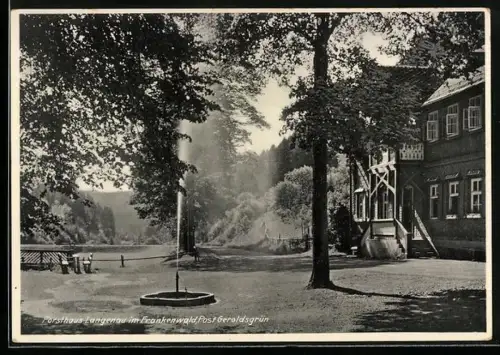 AK Geroldsgrün, Forsthaus Langenau