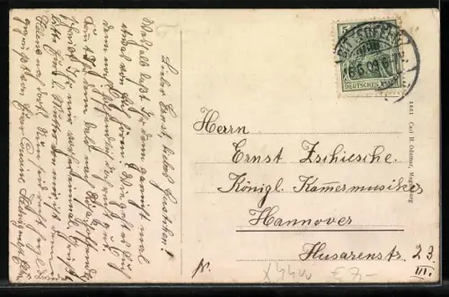 AK Bitterfeld, Blick vom grossen Teich