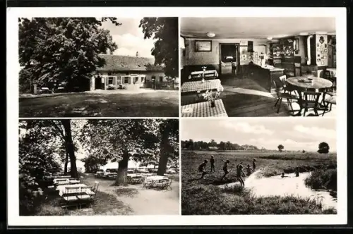 AK Berlin-Lübars, Gasthaus Zum lustigen Finken, Inh. Frieda Westendorf