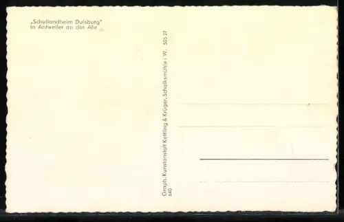 AK Antweiler / Ahr, Schullandheim Duisburg