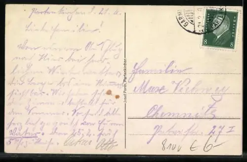 AK Garmisch Partenkirchen, Strassenpartie mit Gasthaus Partnachklamm, Passanten und Kutschen