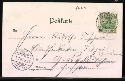 AK Berlin-Spandau, Blick auf Juliusturm