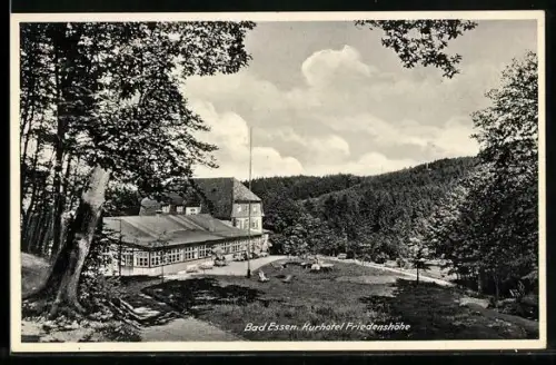 AK Bad Essen, Blick auf das Kurhotel Friedenshöhe