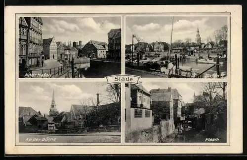 AK Stade, Alter Hafen, An der Börne, Fleeth