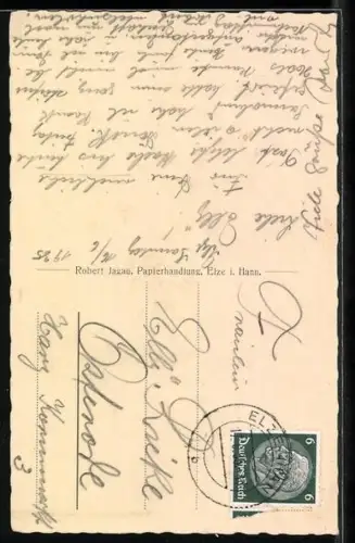 AK Elze i. Hann., Kriegerdenkmal