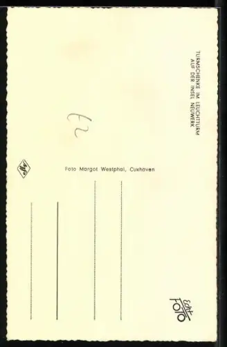 AK Insel Neuwerk, Gaststätte Turmschenke im Leuchtturm