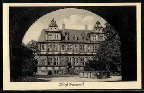 AK Friedewald /Westerwald, Schloss Friedewald, Hans Schemm Schulungsburg