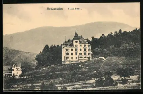 AK Badenweiler, Hotel Villa Paul