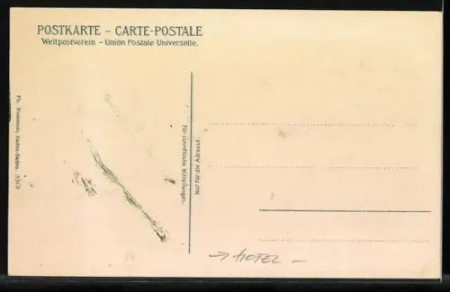 AK Badenweiler, Hotel Villa Paul