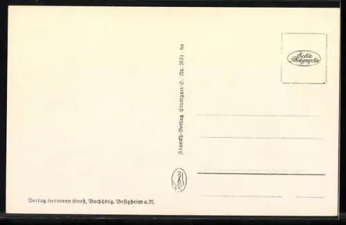 AK Besigheim a. N., Stadtansicht, Turm, Fluss