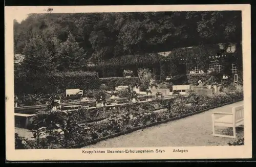 AK Sayn, Krupp`sches Beamten-Erholungsheim, Anlagen