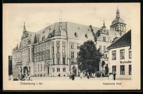AK Oldenburg i. Gr., Kaiserliche Post