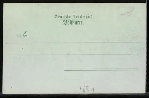 Mondschein-AK Frankfurt a. M., Hauptbahnhof im Winter