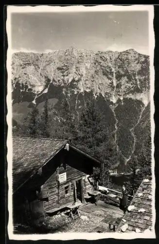 AK Ramsau /Obb., Gasthof Schärten Alpe am Hochkalter