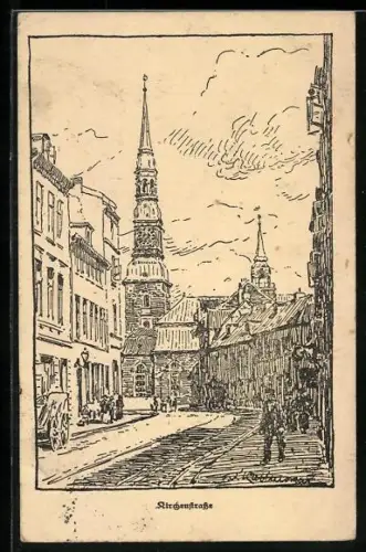 AK Hamburg-Altona, Kirchenstrasse