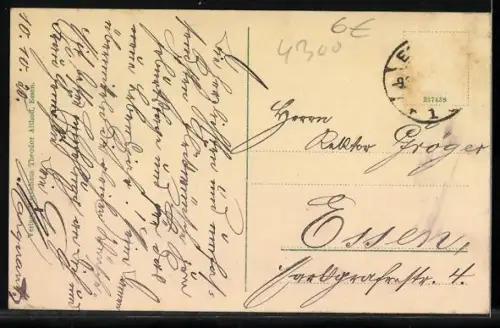 AK Essen, Partie im Stadtgarten