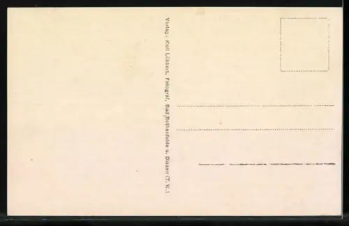 AK Bad Rothenfelde, Partie am Kahnteich