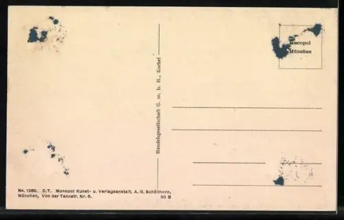 AK Kochel /Bayrisches Hochland, Teilansicht