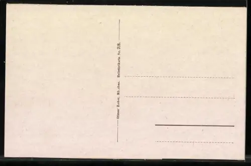 AK Kochel am See, Ortspartie mit Herzogstand