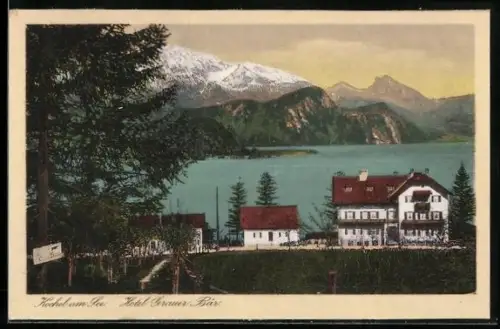 AK Kochel am See, Hotel Grauer Bär