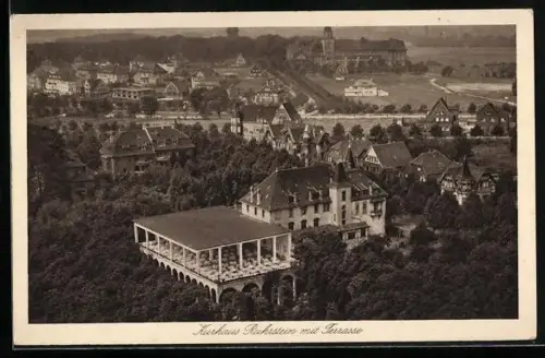 AK Essen-Bredeney, Kurhaus Ruhrstein mit Terrasse
