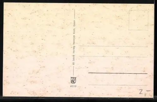 AK Essen-Steele, St. Laurentius-Kirche, Kaiser-Otto-Platz, Ruhrbrücke