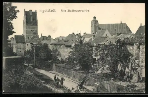AK Ingolstadt, Alte Stadtmauerpartie