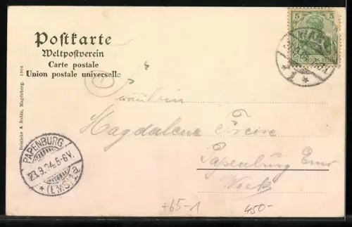 AK Essen, Hauptbahnhof mit Strassenbahn