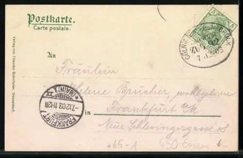 AK Essen, Hauptbahnhof mit Leuten