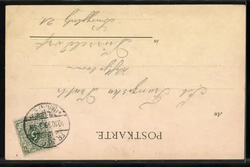 AK Frankfurt a. M., Kaiserstrasse mit Tapetengeschäft Jost