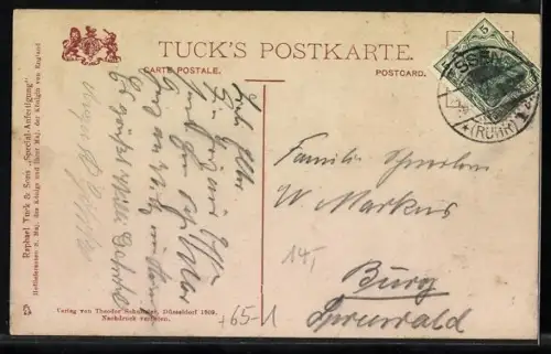 AK Essen, Partie am Hauptbahnhof