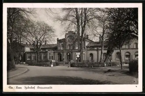 AK Elze /Hann., Bahnhof Strassenseite