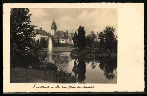 AK Frankfurt-Westend, Am Platz der Republik