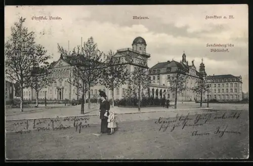 AK Frankfurt-Westend, Senckenberg`sche Bibliothek