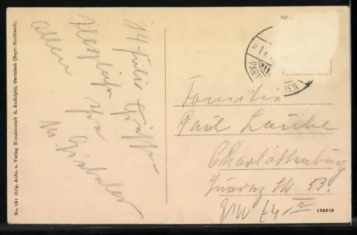 AK Garmisch, Marktplatz