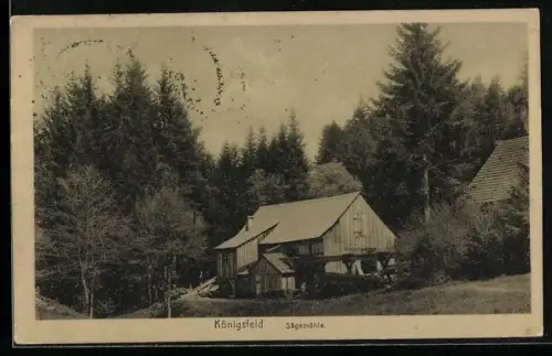 AK Königsfeld / Baden, Sägemühle