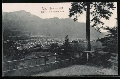 AK Bad Reichenhall, Blick von der Stadt-Kanzel