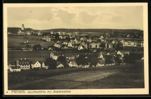 AK Freising, Villenviertel, Jägerkaserne