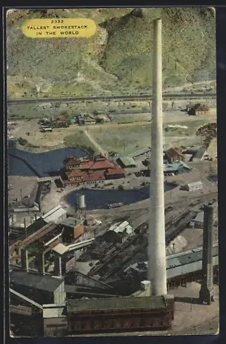 AK El Paso, TX, Talles smokestack in the world, height 611 feet