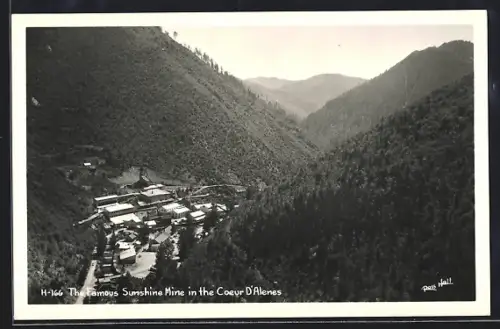 AK Coeur d`Alenes, ID, The famous Sunshine Mine, Bergbau